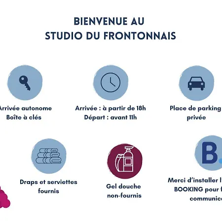 Studio Avec Parking Prive Et Lave-Linge, Coeur De Fronton Exterior photo